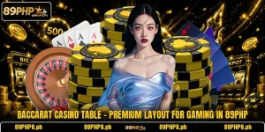 Baccarat Casino Table - Premium Layout For Gaming In 89PHP