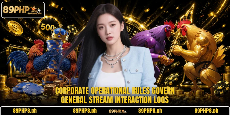 Corporate operational rules govern general stream interaction logs