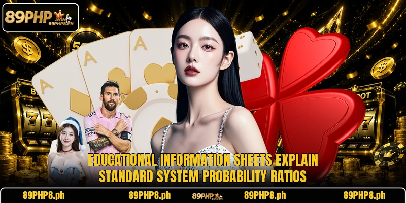 Educational information sheets explain standard system probability ratios