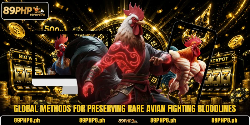 Global methods for preserving rare avian fighting bloodlines