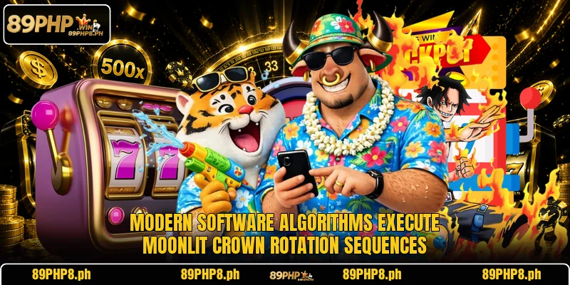Modern software algorithms execute Moonlit Crown rotation sequences