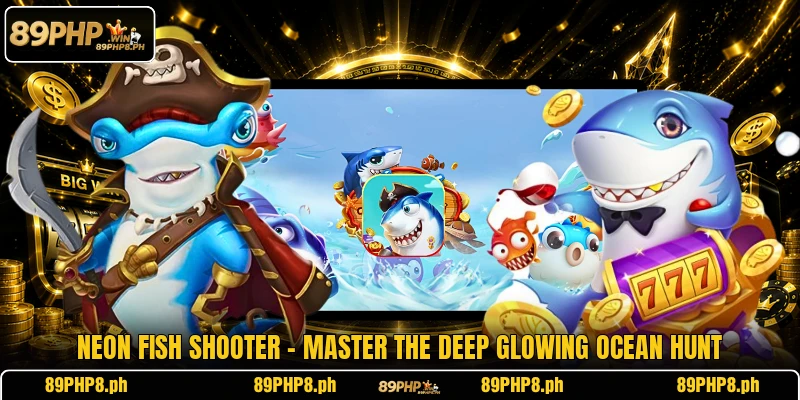 Neon Fish Shooter - Master The Deep Glowing Ocean Hunt