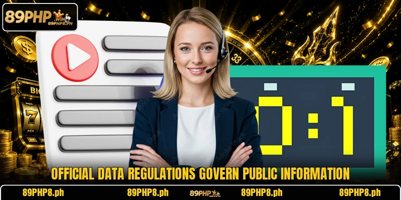 Official data regulations govern public information