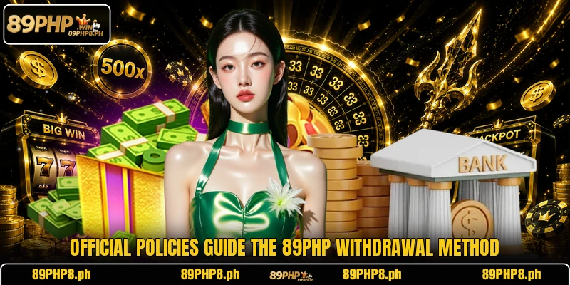 Official policies guide the 89PHP withdrawal method