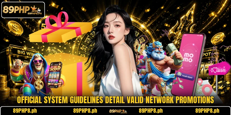 Official system guidelines detail valid network Promotions