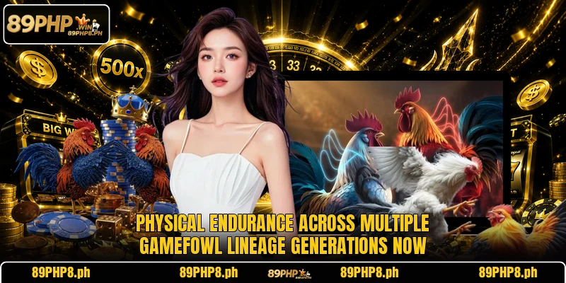 Physical endurance across multiple gamefowl lineage generations now
