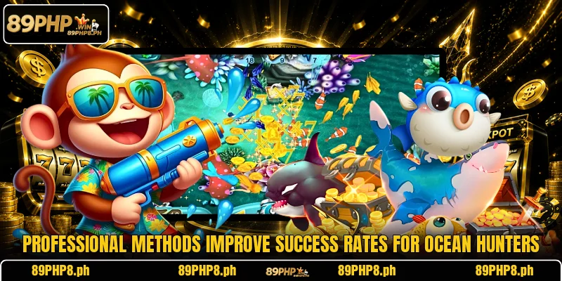 Professional methods improve success rates for ocean hunters