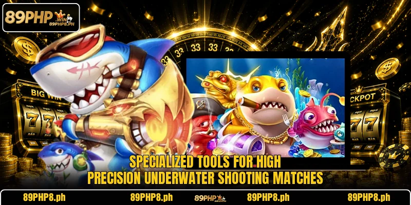 Specialized tools for high precision underwater shooting matches
