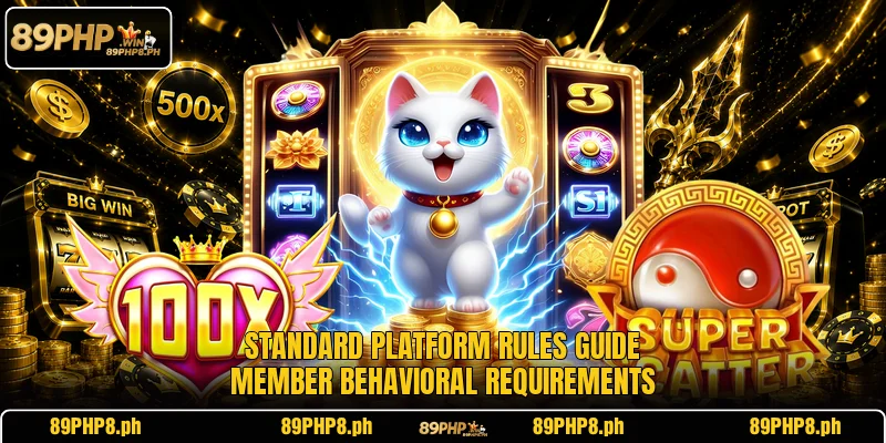 Standard platform rules guide member behavioral requirements